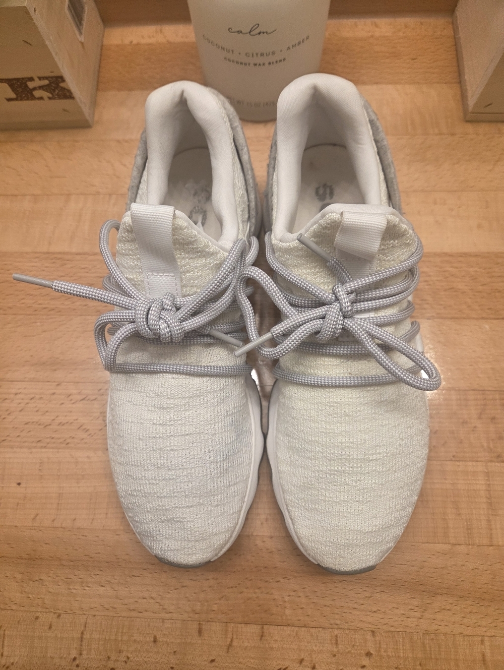 Sorel Kinetic Lace Sneaker White/Gray Women's Size 8 - Picture 6 of 10